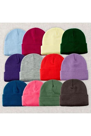 Çift Kat 1 nci kalite renkli bere ( Toptan Bere Eldiven )