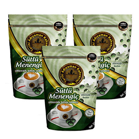 Tarihi Adıyaman Kahvecisi Sütlü Menengiç Kahvesi 200 gr x 3 Adet