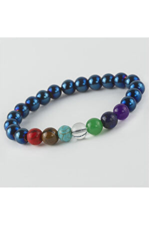 7'li Doğaltaş Çakra Bileklik