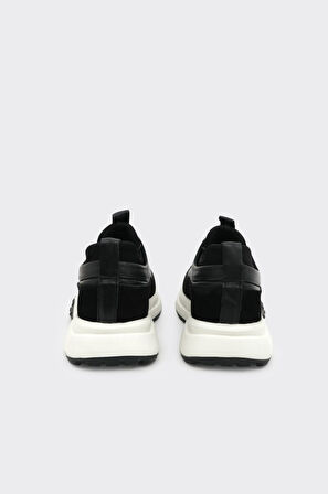 Yüksek Taban Hakiki Deri Erkek Sneaker 