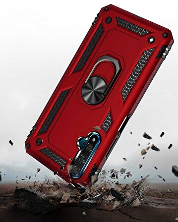 Smcase Honor 20 Kılıf Vega Yüzüklü Tank Kapak 