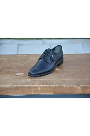 BerenniM371 Erkek Mevsimlik Kundura Hakiki Deri  Kauççuk Taban Bağlı