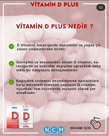 D Plus Vitamin Plush 30 Günlük