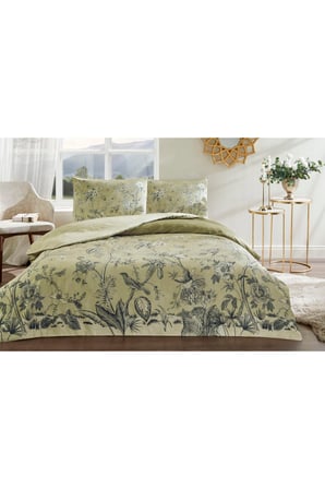 Özdilek Antique Garden Çift Kişilik Soft Life Saten Nevresim Takımı