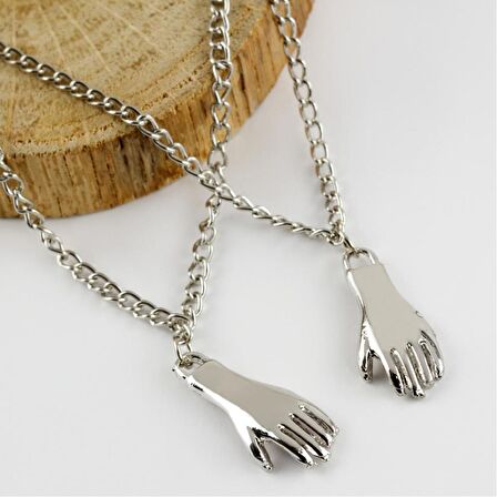 Çift El Figürlü Kolye