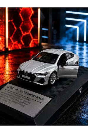 Audi RS7 Sportback Diecast Model Araba Gri Audi Yeni Model Araba