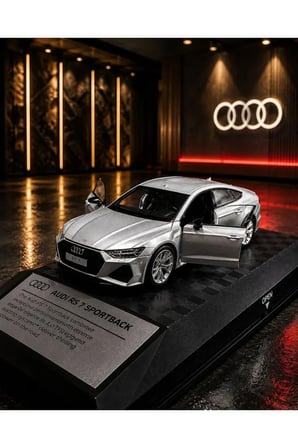Audi RS7 Sportback Diecast Model Araba Gri Audi Yeni Model Araba