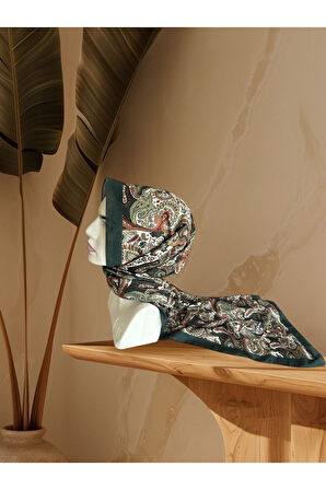 Koyu Yeşil Aker Soft Touch Şal