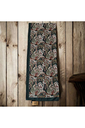 Koyu Yeşil Aker Soft Touch Şal