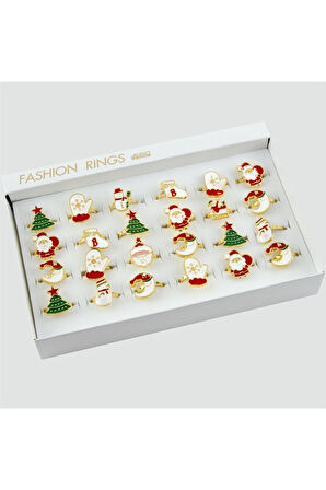 Yılbaşı Figürlü Eklem Yüzük