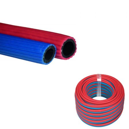 Oksijen / Asetilen Yanmaz Kaynak Hortumu 8 mm - 25 M