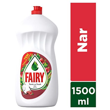 Fairy Narlı Sıvı Elde Yıkama Deterjanı 1500 ml 