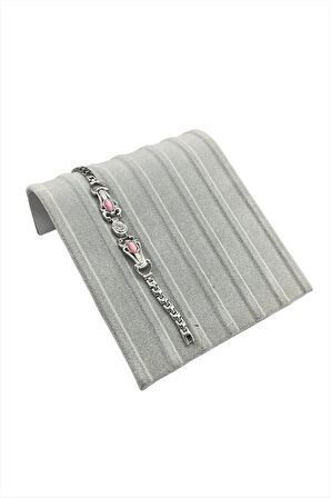 6'lı Anfora Kumaş Kaplamalı Bileklik Standı