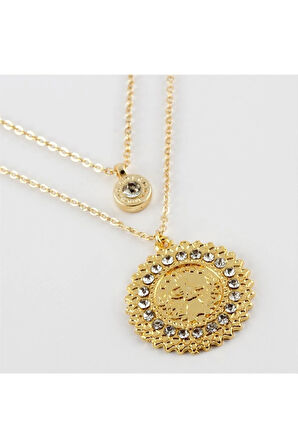Tuğra Figürlü Yeni Sezon İkili Kolye