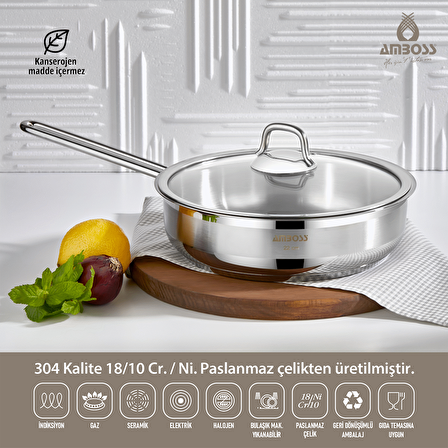 Amboss SAPHIRE TAVA CAM KAPAKLI 28x08