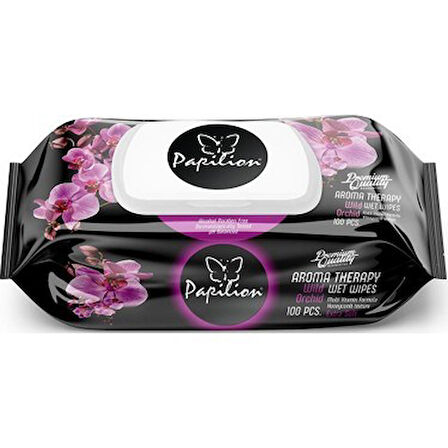 Papilion Premium Aroma Terapi Ekstra Soft Islak Havlu 100x6 - 600 Yaprak