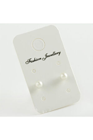 Top İncili Küpe 4 mm