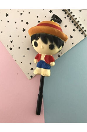 Squishy Jel Mürekkep Kalem Sevimli One Piece Luffy