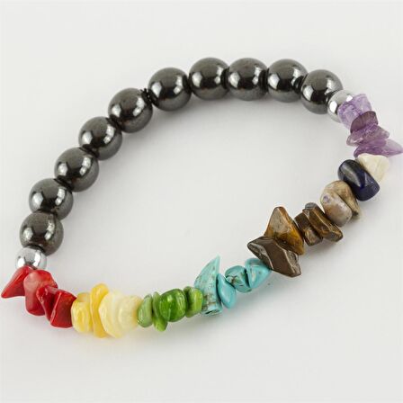 7'li Doğaltaş Çakra Bileklik