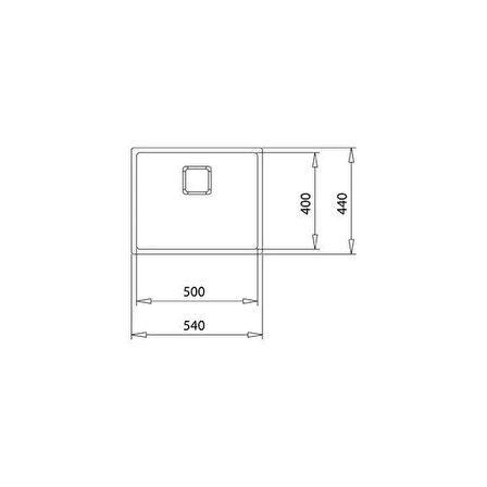 TEKA FLEXLINEA RS15 2B 50.40 Tek Hazneli Tezgahüstü/TezgahaSıfır (Flush) Tezgahaltı Paslanmaz Çelik Eviye 115000012