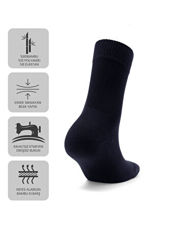 Just Inner Erkek Çorap 6'lı Diyabet (Bambu)