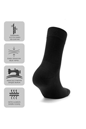 Just Inner Erkek Çorap 6'lı Diyabet (Bambu)