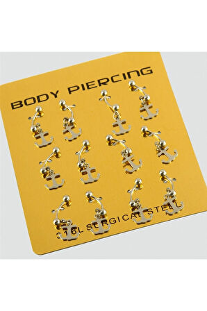 Çapa Çelik Piercing 1 Adet