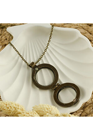 Kapaklı Camlı Kolye