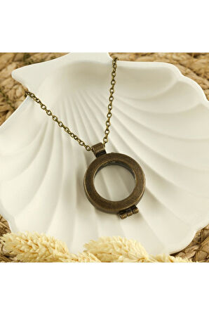 Kapaklı Camlı Kolye