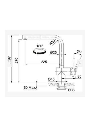 Franke Atlas Neo Sensor Doccia 115.0625.523