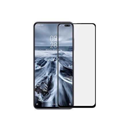 Smcase Xiaomi Redmi K30 Kılıf Negro Karbon Desenli Silikon  Tam Kapatan Cam