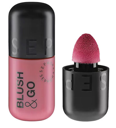 SEPHORA COLLECTION Blush & Go - Mat Bitişli Likit Allık 01