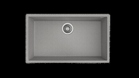SQUARE 72.40 TG Tek Hazneli Tezgahaltı Tegranite Eviye 115230016