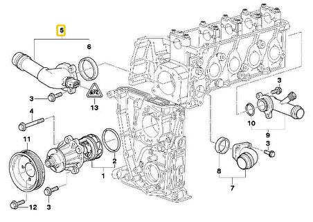 BMW E36 E46 VE Z3 M43 MOTOR BEHR TERMOSTAT 11531437085