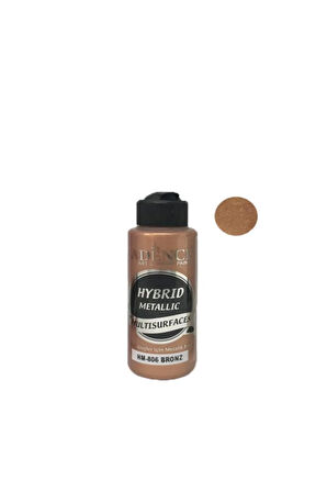 Cadence Hm-806 Metalik Bronz Renginde Akrilik Boya 120 ml