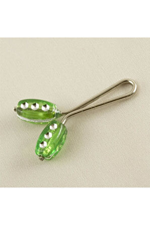 Taşlı Oval Klipsi Firkete