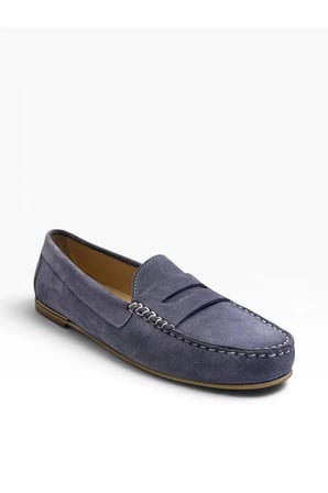 Westtwest Kadın Hakiki Deri Süet Lofer Loafer Günlük Düz Ayakkabı