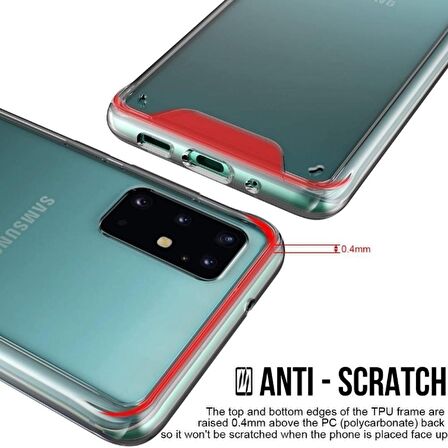 Smcase Samsung Galaxy S20 Ultra Kılıf Gard Darbe Korumalı Silikon