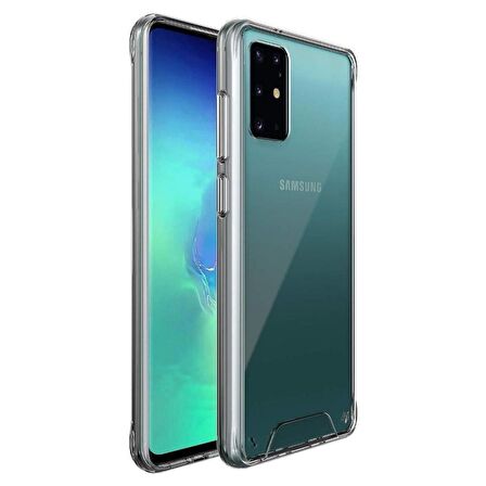 Smcase Samsung Galaxy S20 Ultra Kılıf Gard Darbe Korumalı Silikon  Tam Kapatan Ekran Koruyucu