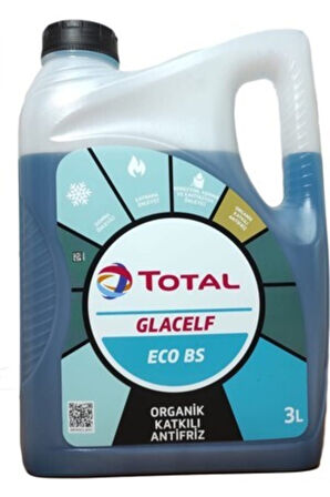 Glacelf Eco Bs Organik Katkılı Mavi Antifriz 3 Lt