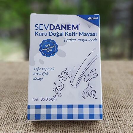 Endanem Çok Kullanımlık Kuru Doğal Kefir Mayası 0,5g