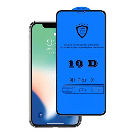 Tempered Glass Ekran Koruyucu Cam 9h 10d Samsung A50 Black