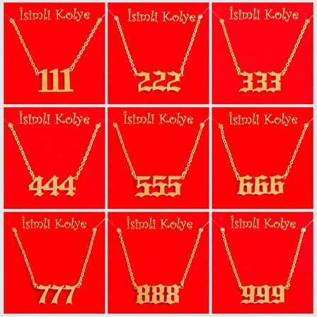 Uğurlu Rakamlar Uçlu Kolye