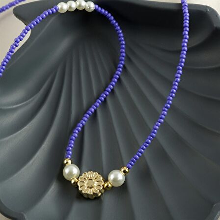 İnci Kum Boncuk Kolye