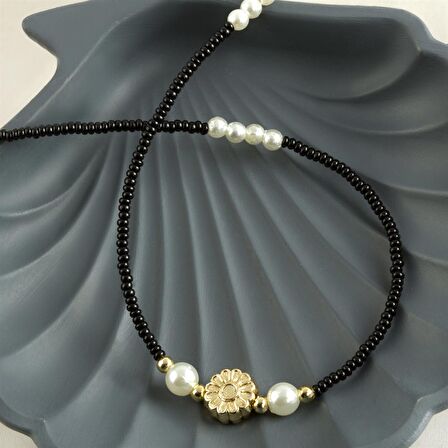 İnci Kum Boncuk Kolye