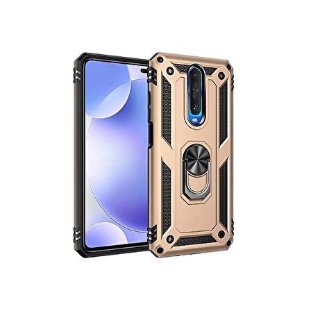 Smcase Xiaomi Redmi K30 Kılıf Vega Yüzüklü Tank Kapak 