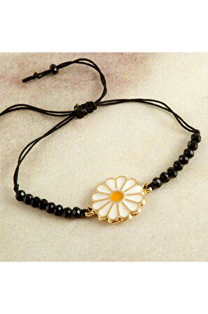 Papatya Kristal Bileklik