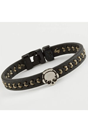 Kuru Kafa Kaliteli Suni Deri Bileklik