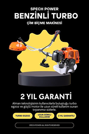 Usa Mlt Jacobs Serii 2.4 Hp Yan Tipi Benzinli Motorlu Ot Çalı Tırpanı Çim Biçme Tirpan Makinesi