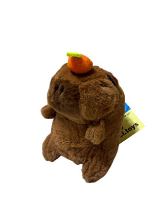 9 cm Sesli Capypara Pelüş Anahtarlık  2688